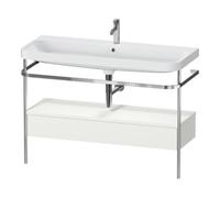 Duravit Duravit Meuble lavabo Happy D.2 Plus 117,5x49 cm, avec console, 1 tiroir, 1 robinetterie, sans miroir Quantité:1