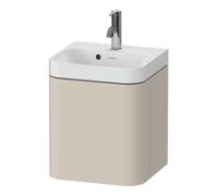 Duravit Duravit Meuble lavabo Happy D.2 Plus 40x36 cm, 1 tiroir, raccord droit, mitigeur, taupe mat Quantité:1