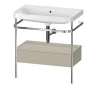 Duravit Duravit Meuble lavabo Happy D.2 Plus 77,5x49 cm, sans trop-plein, avec siphon, avec console, 1 tiroir Quantité:1