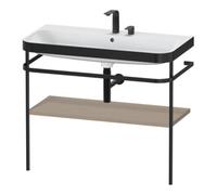 Duravit Duravit Meuble-lavabo Happy D.2 Plus 97,5x49 cm, 2 trous, blanc, avec console métal Quantité:1