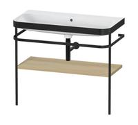 Duravit Duravit Meuble lavabo Happy D.2 Plus 97,5x49 cm, sans trop-plein, méditerranée, avec console Quantité:1