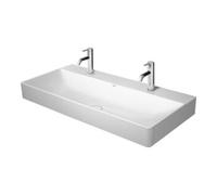 Duravit Duravit Meuble lavabo sablé DuraSquare 100x47 cm, 2 Trous, sans trop-plein, avec trop-plein, blanc Quantité:1