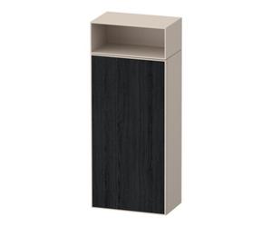 Duravit Duravit Meuble semi-haut Zencha 40x24x96,1 cm, 1 porte, À gauche, E noir/tau mat Quantité:1