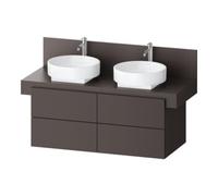 Duravit Duravit Meuble sous-lavabo Balcoon 120x57x53,4 cm, brun structuré, 4 tiroirs Quantité:1