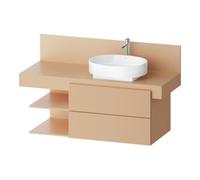 Duravit Duravit Meuble sous-lavabo Balcoon 120x57x53,4 cm, Ter Str, 2 tiroirs, côté robinet à droite Quantité:1