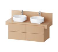 Duravit Duravit Meuble sous-lavabo Balcoon 120x57x53,4 cm, Terra structuré, 4 tiroirs Quantité:1