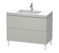 Duravit Duravit Meuble sous-lavabo c-bonded L-Cube 100x48 cm, 1 tiroir, blanc mat, 2 coulisses, vertical Quantité:1