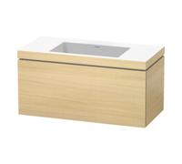 Duravit Duravit Meuble sous lavabo c-bonded L-Cube 100x48 cm, sans trop-plein, méd. œil, 1 tiroir, suspendu Quantité:1
