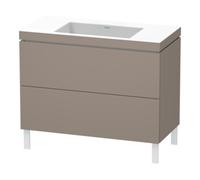 Duravit Duravit Meuble sous-lavabo c-bonded L-Cube 100x48 cm, sans trou, bas, 2 tiroirs, debout Quantité:1