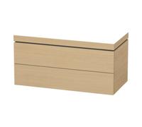 Duravit Duravit Meuble sous-lavabo c-bonded L-Cube 100x48 cm, sans trou robinet, chêne naturel, 2 tiroirs Quantité:1
