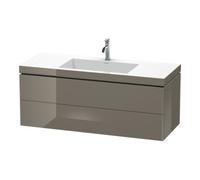 Duravit Duravit Meuble sous-lavabo c-bonded L-Cube 120x48 cm, 1 HL, f G hgl, 2 tiroirs, suspendu Quantité:1