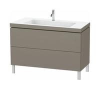 Duravit Duravit Meuble sous-lavabo c-bonded L-Cube 120x48 cm, 1 tiroir, gris mat, 2 tiroirs coulissants, vertical Quantité:1
