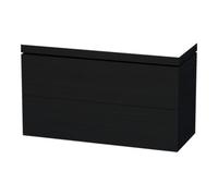 Duravit Duravit Meuble sous-lavabo c-bonded L-Cube 120x48 cm, sans trou robinet, 2 tiroirs, sur pied Quantité:1