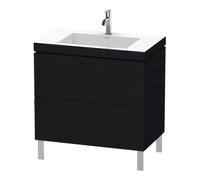 Duravit Duravit Meuble sous lavabo c-bonded L-Cube 80x48 cm, 1 tiroir, blanc, 2 tiroirs, sur pied Quantité:1