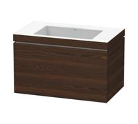 Duravit Duravit Meuble sous-lavabo c-bonded L-Cube 80x48cm, s/é, N, 1 tiroir, suspendu Quantité:1
