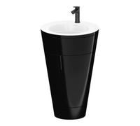 Duravit Duravit Meuble sous-lavabo c-bonded Set Starck 1 56x86,4x60,5 cm, deb., Gr. noir, noir hgl Quantité:1