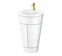 Duravit Duravit Meuble sous lavabo c-bonded Set Starck 1 56x86,4x60,5cm, blanc brillant Quantité:1