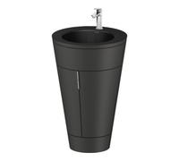 Duravit Duravit Meuble sous-lavabo c-bonded Set Starck 1 56x86,4x60,5cm, gris mat Quantité:1