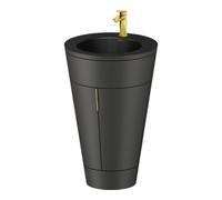 Duravit Duravit Meuble sous-lavabo c-bonded Set Starck 1 56x86,4x60,5cm, gris mat Quantité:1