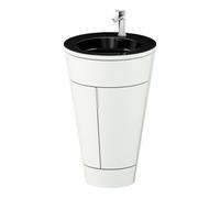 Duravit Duravit Meuble sous lavabo c-bonded Set Starck 1 56x86,4x60,5cm, st, chr mat, blanc s-mat Quantité:1