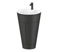 Duravit Duravit Meuble sous-lavabo c-bonded Set Starck 1 56x86,4x60,5cm, st, Couleur noir, graph s-mat Quantité:1