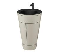 Duravit Duravit Meuble sous-lavabo c-bonded Set Starck 1 56x86,4x60,5cm, st, Couleur noir, Tau satiné-mat Quantité:1