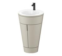 Duravit Duravit Meuble sous-lavabo c-bonded Set Starck 1 56x86,4x60,5cm, st, Couleur noire, Tau satinée Quantité:1