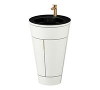 Duravit Duravit Meuble sous-lavabo c-bonded Set Starck 1 56x86,4x60,5cm, st, G b ge, No w s-mat Quantité:1