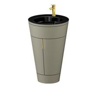 Duravit Duravit Meuble sous-lavabo c-bonded Set Starck 1 56x86,4x60,5cm, st, G g p, st-g s-mat Quantité:1