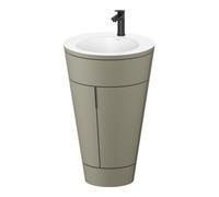 Duravit Duravit Meuble sous lavabo c-bonded Set Starck 1 56x86,4x60,5cm, st, G noir, st-g s-mat Quantité:1