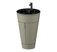 Duravit Duravit Meuble sous-lavabo c-bonded Set Starck 1 56x86,4x60,5cm, st, G noir, st-g s-mat Quantité:1
