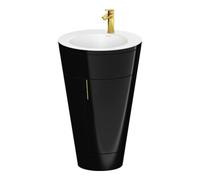 Duravit Duravit Meuble sous-lavabo c-bonded Set Starck 1 56x86,4x60,5cm, st, Gr. doré poli, blanc brillant Quantité:1