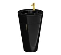 Duravit Duravit Meuble sous-lavabo c-bonded Set Starck 1 56x86,4x60,5cm, st, Gr. doré poli, blanc brillant Quantité:1