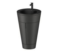Duravit Duravit Meuble sous-lavabo c-bonded Set Starck 1 56x86,4x60,5cm, st, Gr. noir, graph s-mat Quantité:1
