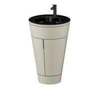 Duravit Duravit Meuble sous-lavabo c-bonded Set Starck 1 56x86,4x60,5cm, st, Gr. noir, Tau satiné Quantité:1