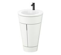 Duravit Duravit Meuble sous-lavabo c-bonded Set Starck 1 56x86,4x60,5cm, st, IB, G noir, blanc s-mat Quantité:1