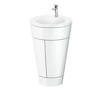 Duravit Duravit Meuble sous lavabo c-bonded Set Starck 1 56x86,4x60,5cm, st, IB, Gr. chr, blanc hgl Quantité:1