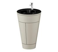 Duravit Duravit Meuble sous-lavabo c-bonded Starck 1 56x86,4x60,5cm, st, chr mat taupe s Quantité:1