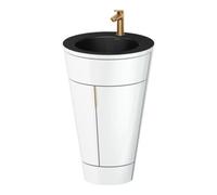 Duravit Duravit Meuble sous-lavabo c-bonded Starck 1 56x86,4x60,5cm, st, G bronzé, blanc hgl Quantité:1