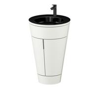 Duravit Duravit Meuble sous-lavabo c-bonded Starck 1 56x86,4x60,5cm, st, G noir, No we. s-mat Quantité:1