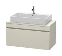 Duravit Duravit Meuble sous lavabo Com DuraStyle 100x47,8 cm, taupe, pour console, 1 tiroir Quantité:1