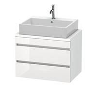 Duravit Duravit Meuble sous-lavabo Com DuraStyle 70x47,8 cm, blanc brillant/blanc mat, 2 tiroirs Quantité:1