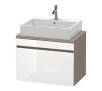 Duravit Duravit Meuble sous lavabo Com DuraStyle 70x47,8 cm, blanc hg/b ma, avec console, 1 tiroir Quantité:1