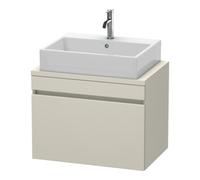 Duravit Duravit Meuble sous lavabo Com DuraStyle 70x47,8 cm, taupe, pour console, 1 tiroir Quantité:1
