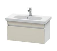 Duravit Duravit Meuble sous-lavabo Com DuraStyle 73x36,8 cm, taupe/blanc mat, 1 tiroir Quantité:1