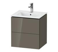Duravit Duravit Meuble sous lavabo Compact L-Cube 52x42,1x55 cm, 2 tiroirs, suspendu, blanc brillant Quantité:1
