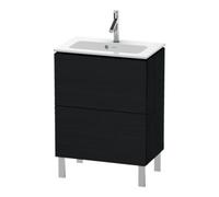 Duravit Duravit Meuble sous-lavabo Compact L-Cube 62x39,1 cm, blanc œuf, 2 tiroirs, sur pied Quantité:1