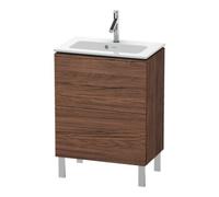 Duravit Duravit Meuble sous-lavabo Compact L-Cube 62x39,1 cm, noyer foncé, 2 tiroirs, sur pied Quantité:1