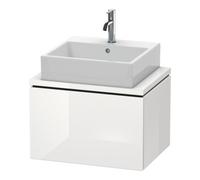 L-Cube Duravit vasque LC580008585 62 x 47,7 cm, blanc brillant, pour console, 2000 coulissant