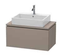 Duravit Duravit Meuble sous-lavabo Compact L-Cube 82x47,7 cm, bas. mat, avec console, 1 tiroir Quantité:1